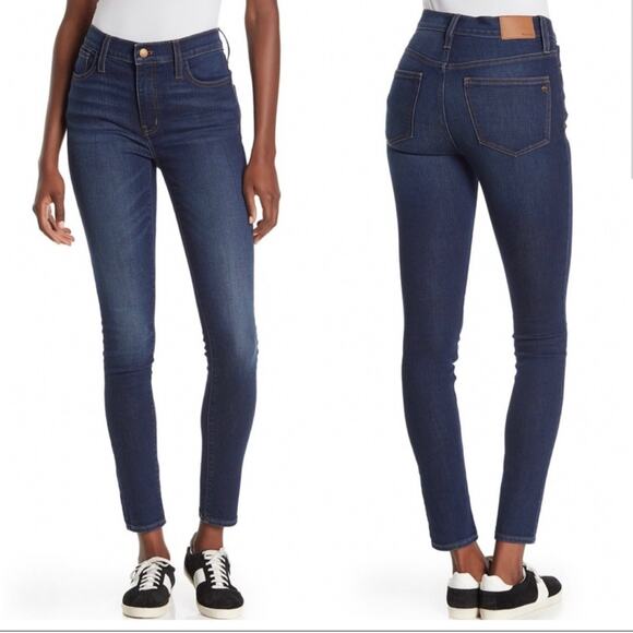 Madewell 9" Mid-Rise Skinny Jeans in Campton Size 25 - Picture 3 of 10